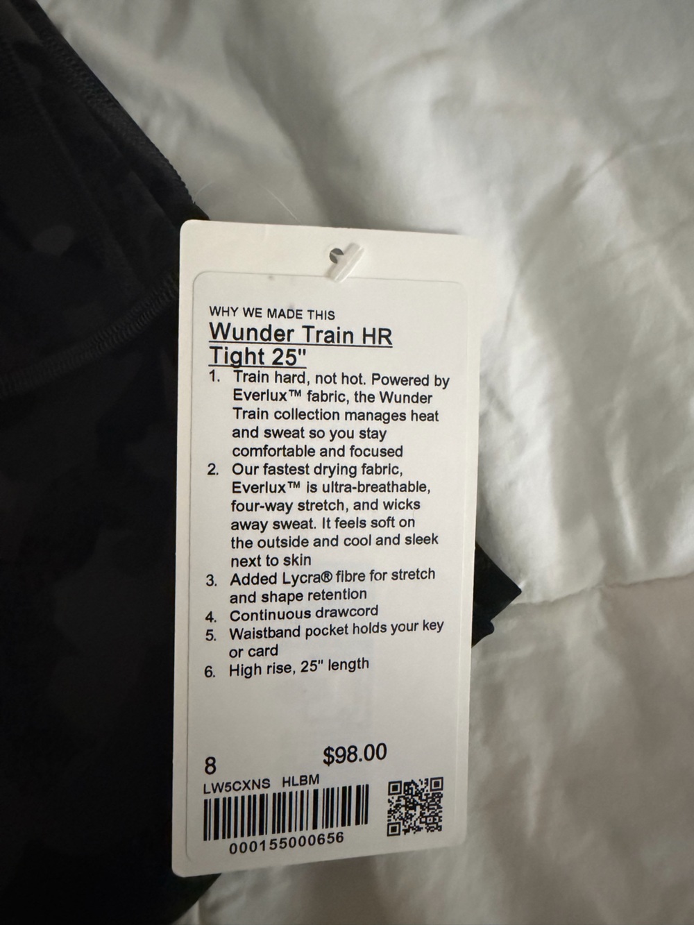 lululemon athletica Wunder Train HR Tight 25" - Black